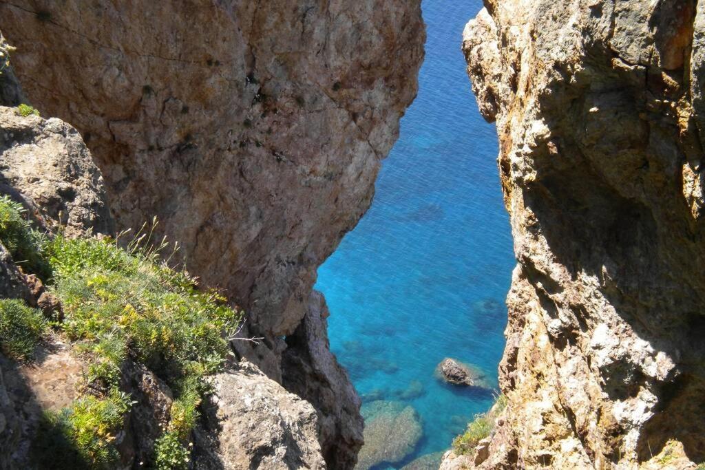 Villa Sul Mare Panorama Unico Nebida Eksteriør billede